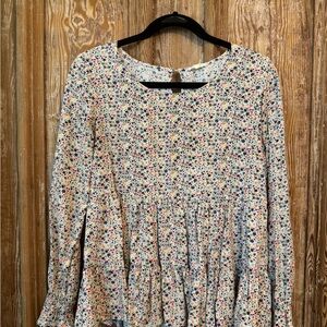 Floral Print Women's Top